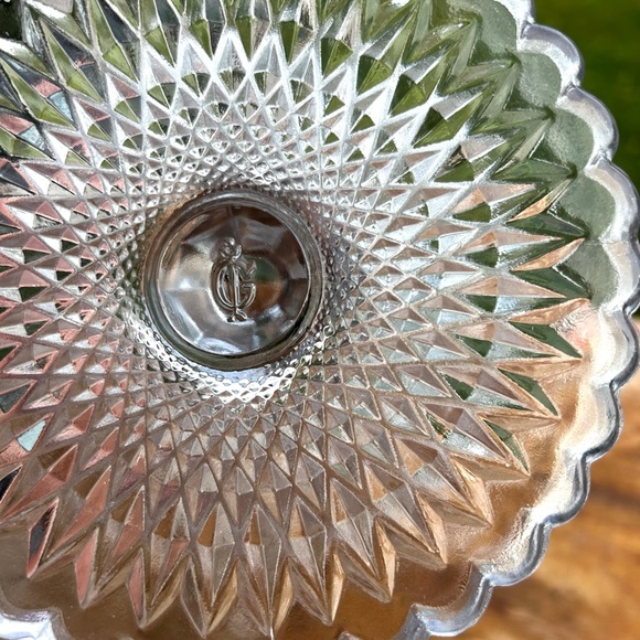 Vintage Imperial Glass Fashion Large Compote, - Picture 5 of 14